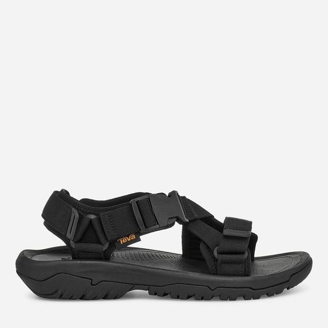 Teva Men's Hurricane Verge Walking Sandals 3257-863 Black Sale UK